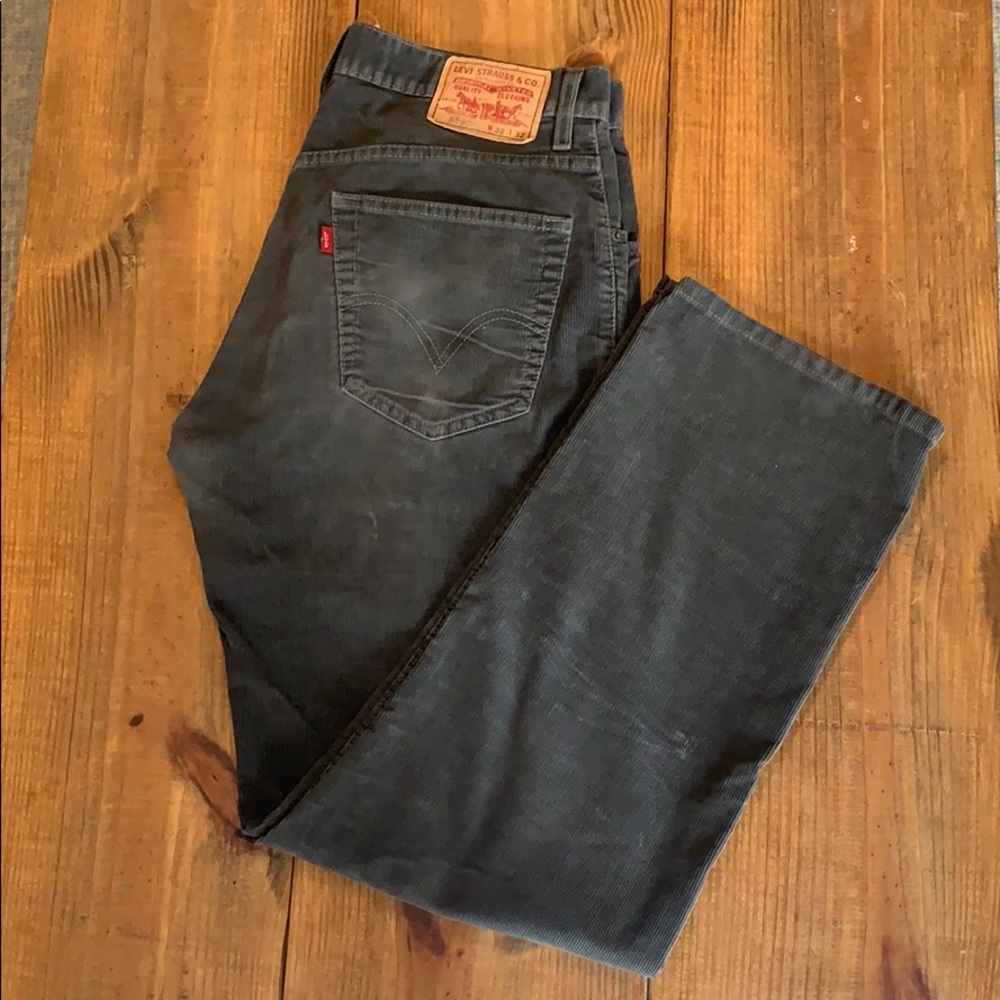 Levi’s Grey Corduroy Jeans, W 32 x L 32